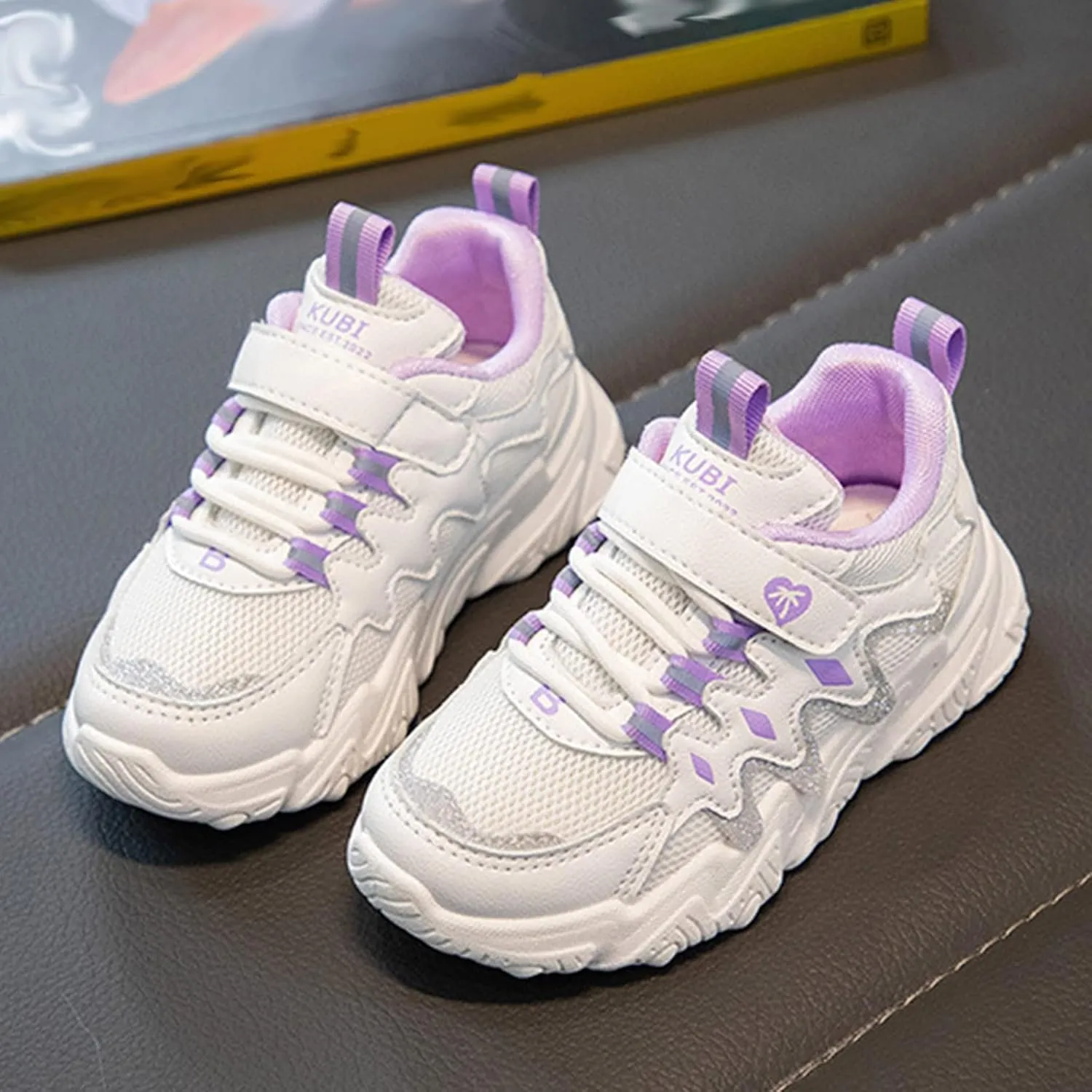 IWIHMIV Kids Sneaker for Boys Girls Running Tennis Shoes Lightweight Breathable Sport Athletic Casual Sports Shoes