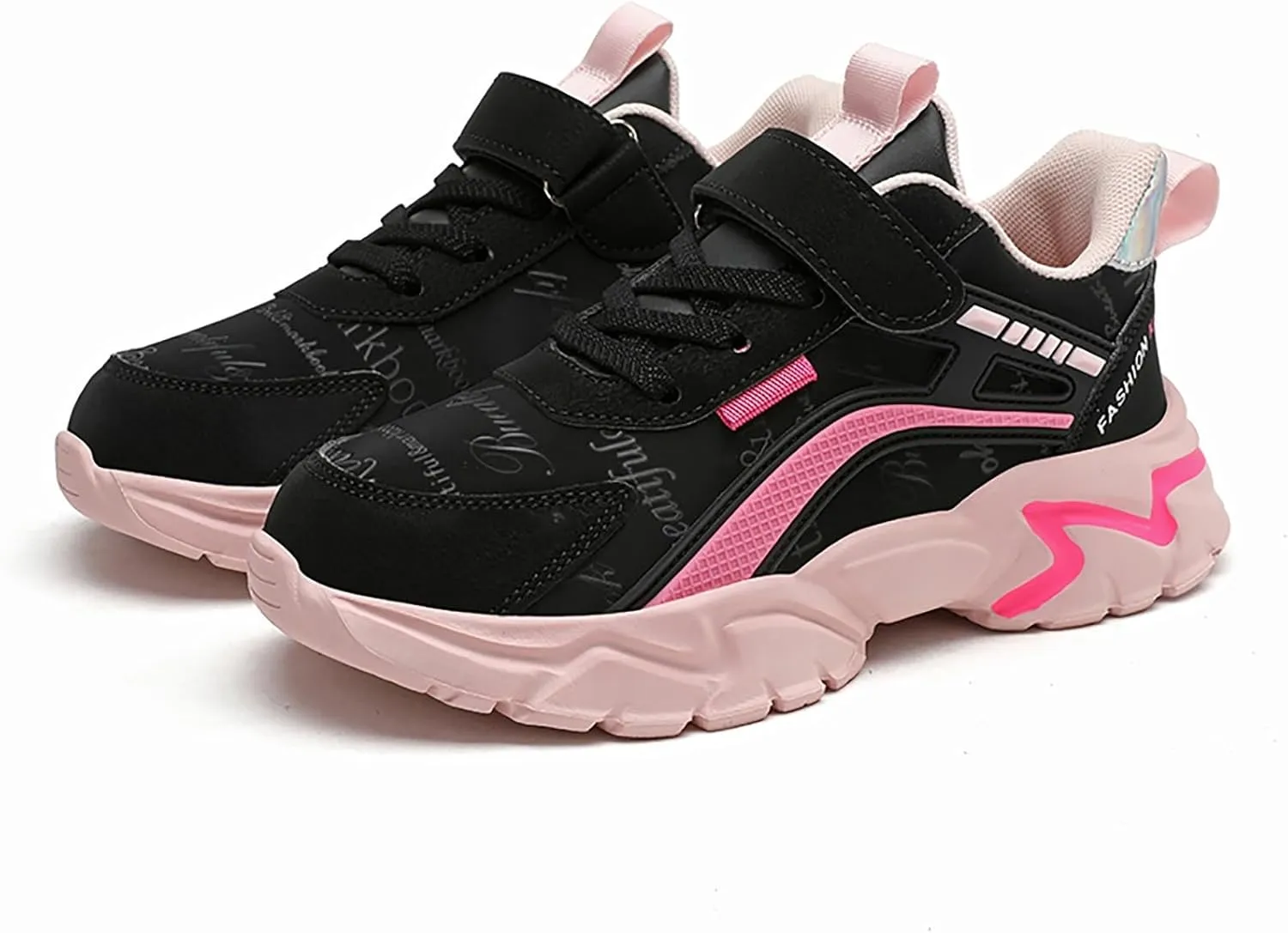 IWIHMIV Toddler Running Shoes Boys Girls Kids Sneakers Tennis Sports Walking Lightweight Breathable Toddler Slip On Shoes Boy