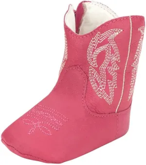 Justin Boot Company Infant Girls Paradise Canter Pink Leather Boots