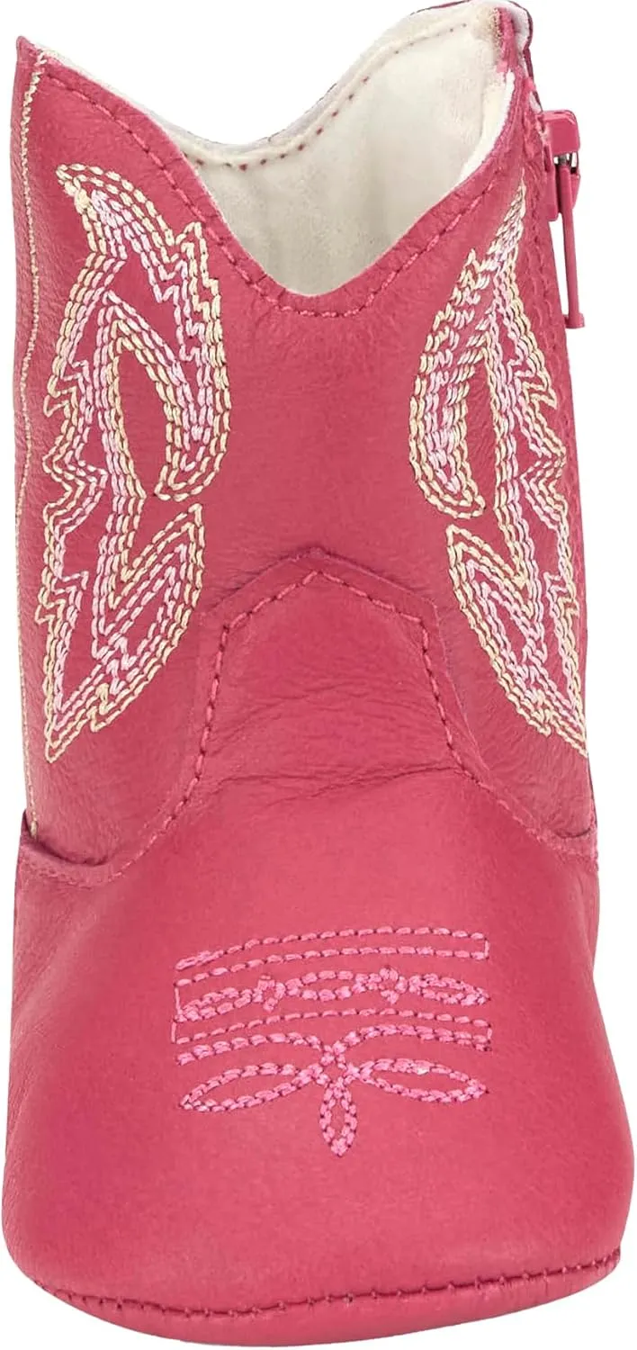 Justin Boot Company Infant Girls Paradise Canter Pink Leather Boots
