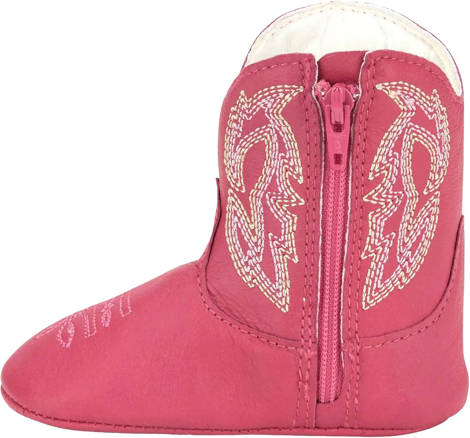 Justin Boot Company Infant Girls Paradise Canter Pink Leather Boots