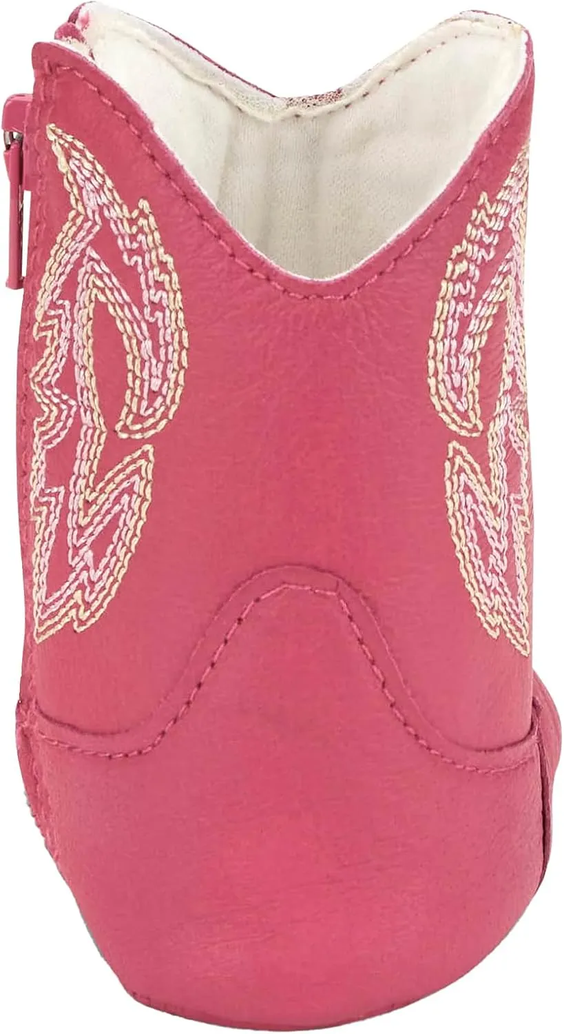Justin Boot Company Infant Girls Paradise Canter Pink Leather Boots