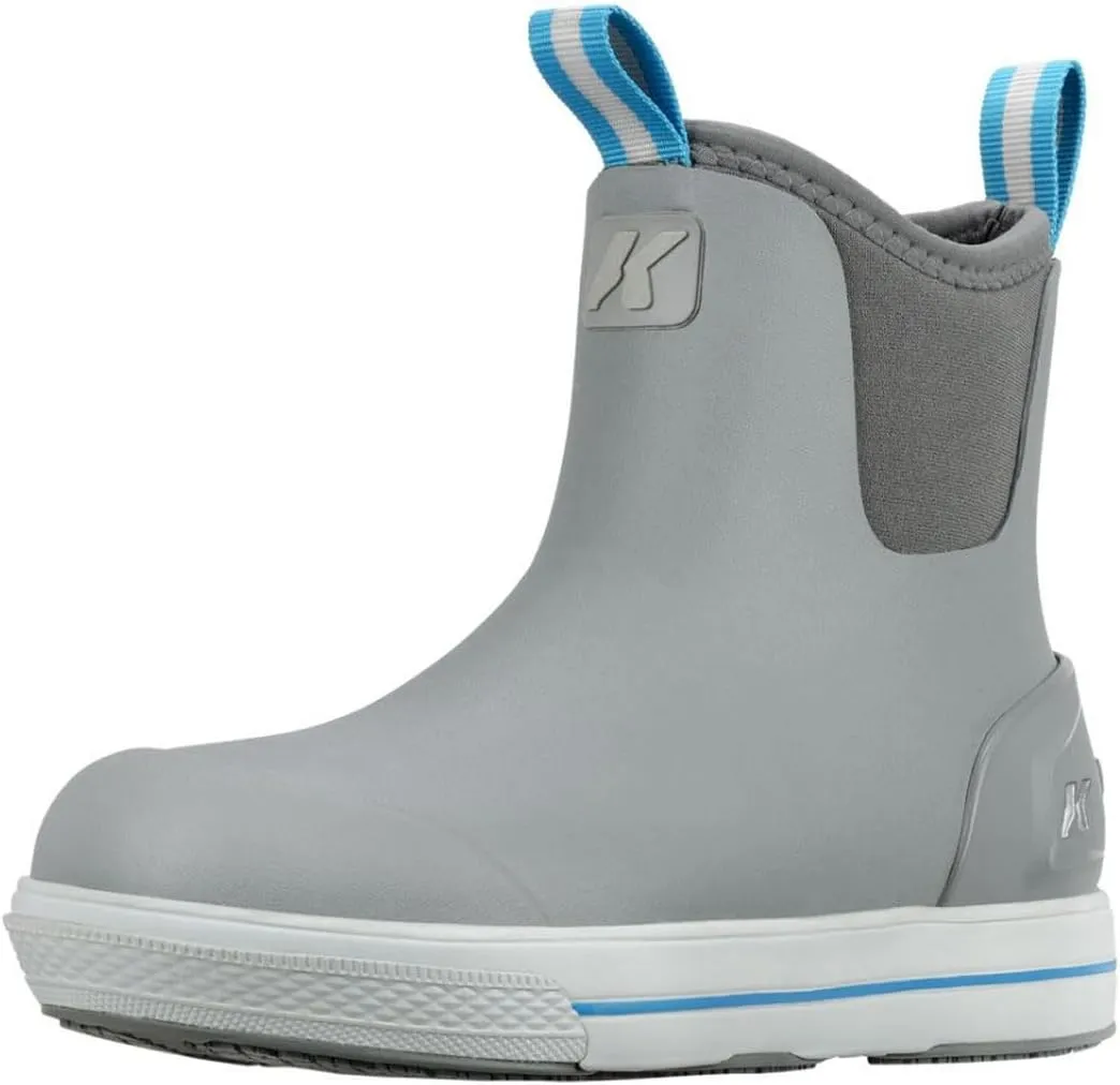 Korkers Men's Neo Flex Ankle Boot Rain Shoe, Neutral Gray, 11