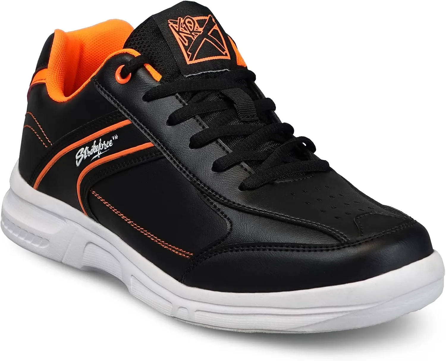 KR Strikeforce Flyer Lite Black/Orange Men's Bowling Shoe