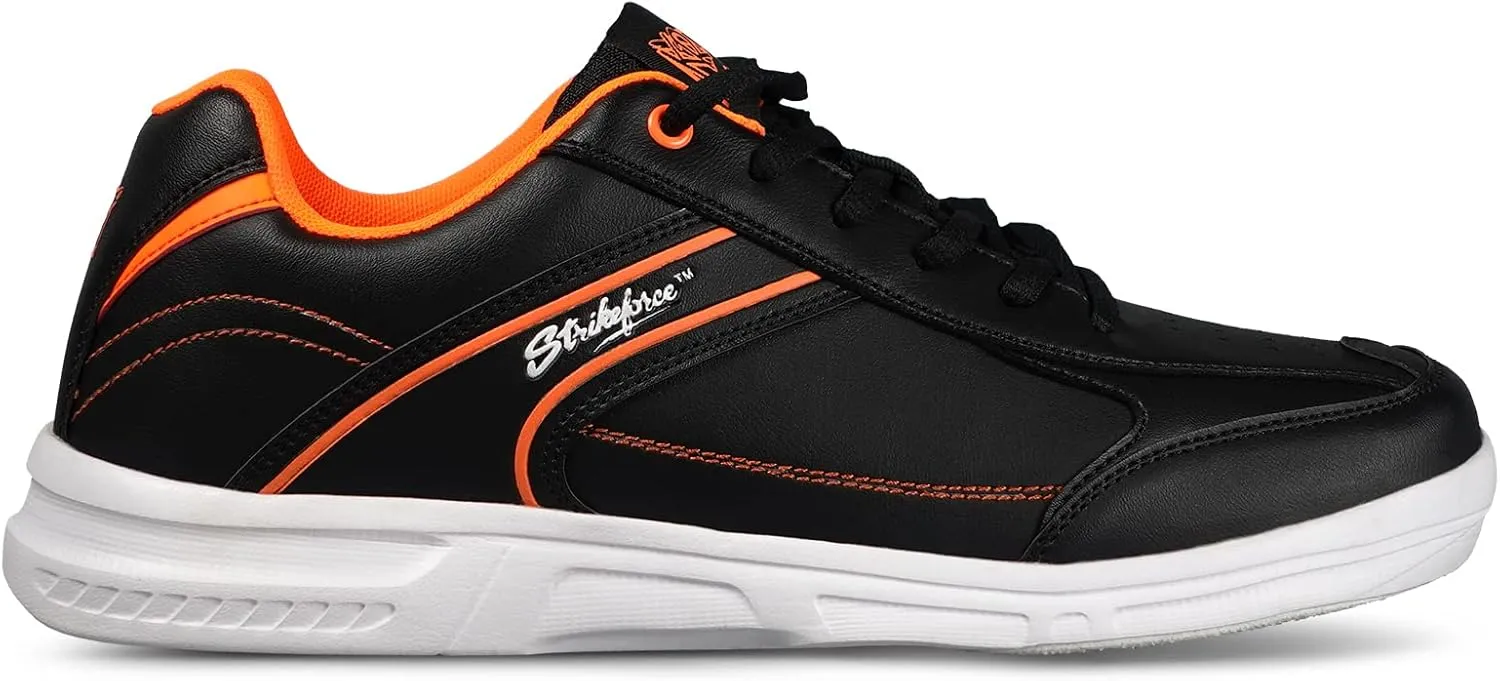 KR Strikeforce Flyer Lite Black/Orange Men's Bowling Shoe