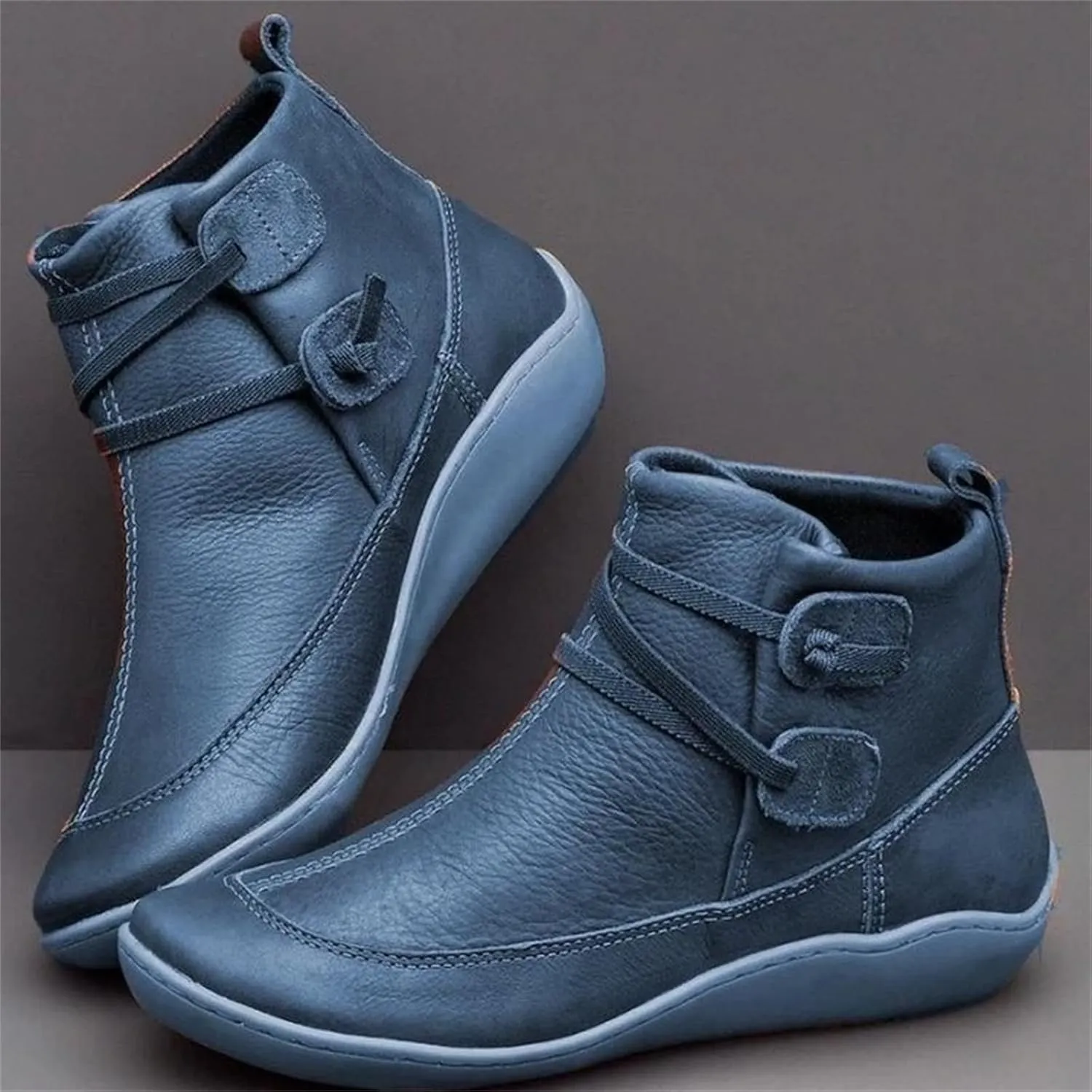 Ladmiple Ankle Boots For Women Dressy Comfy Side Zipper High Top Western Wear Fashion Casual Cowboy Cowgirl Booties