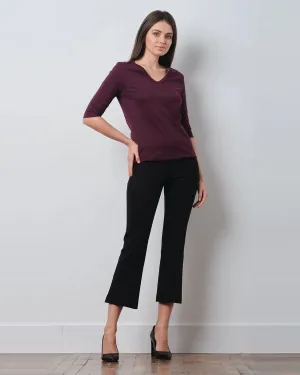 Leo Crop Flare | Black Freedom
