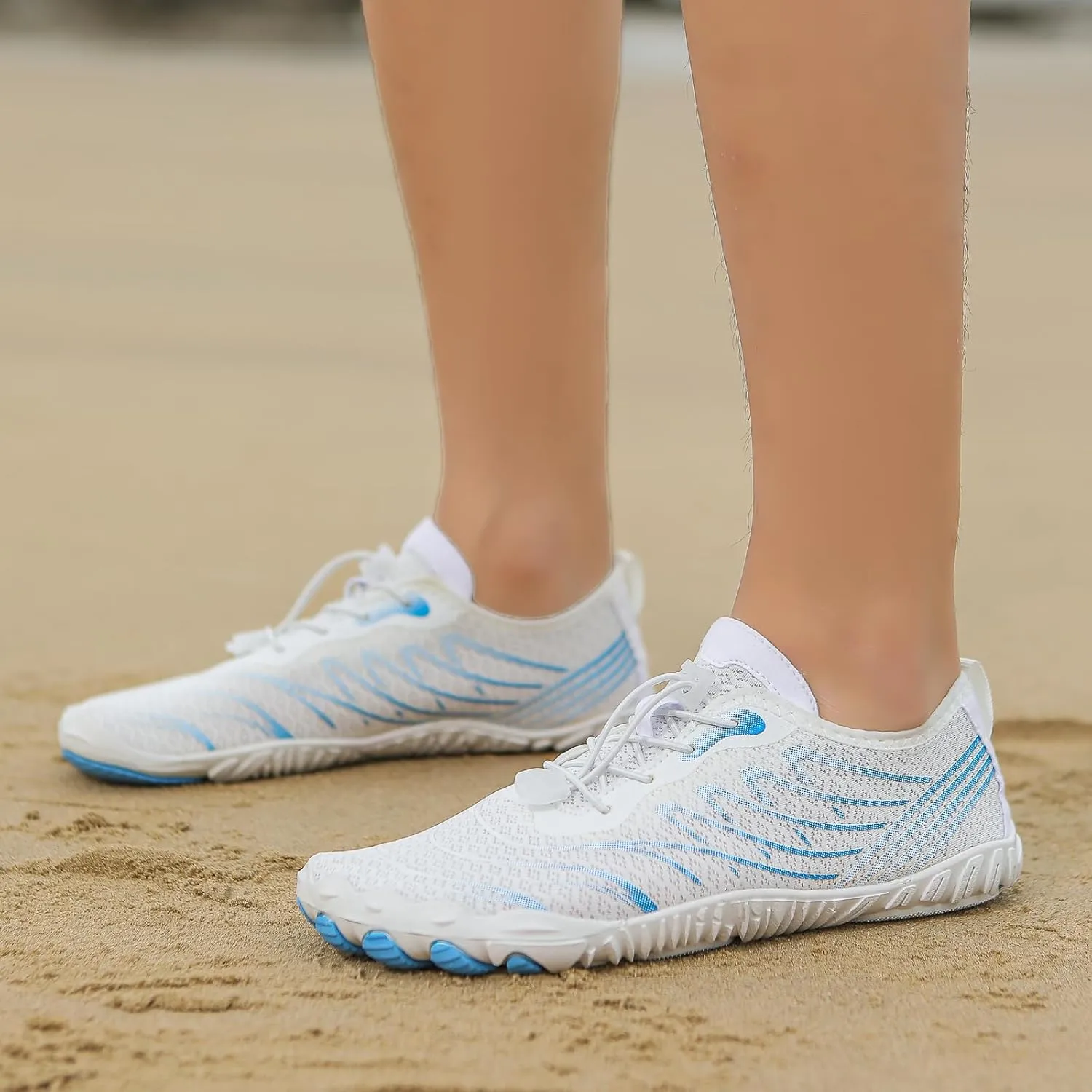 Lightweight Water Shoes for Women Comfort Breathable Healthy & Non-Slip Barefoot Shoes Unisex Wide Toe Box Shoes Quick Dry Outdoor Hiking Shoes for Swimming Running Surfing Kayaking Riding