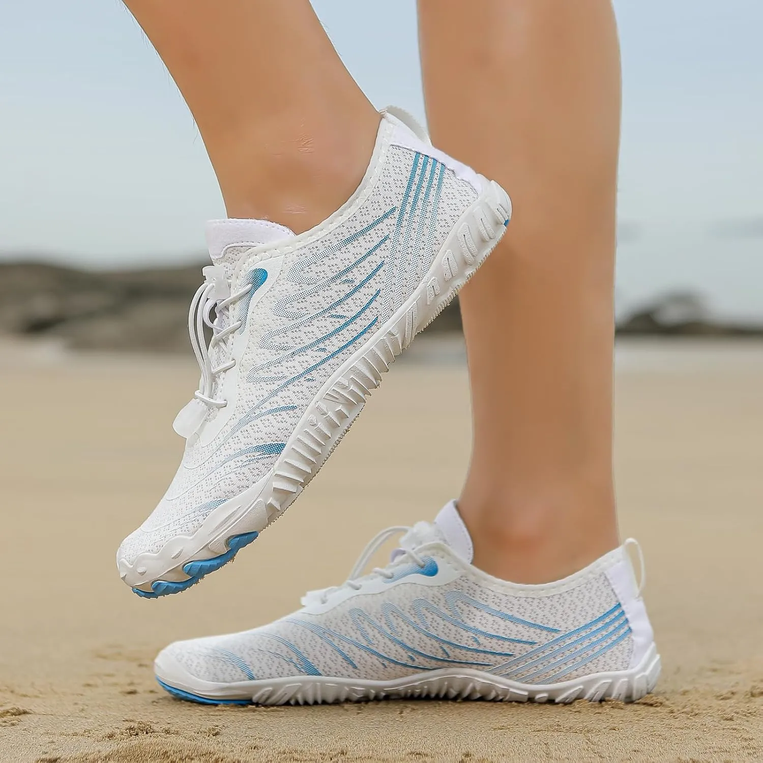 Lightweight Water Shoes for Women Comfort Breathable Healthy & Non-Slip Barefoot Shoes Unisex Wide Toe Box Shoes Quick Dry Outdoor Hiking Shoes for Swimming Running Surfing Kayaking Riding