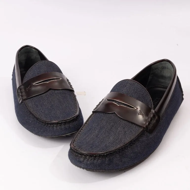 Louis Vuitton Denim Penny Loafer