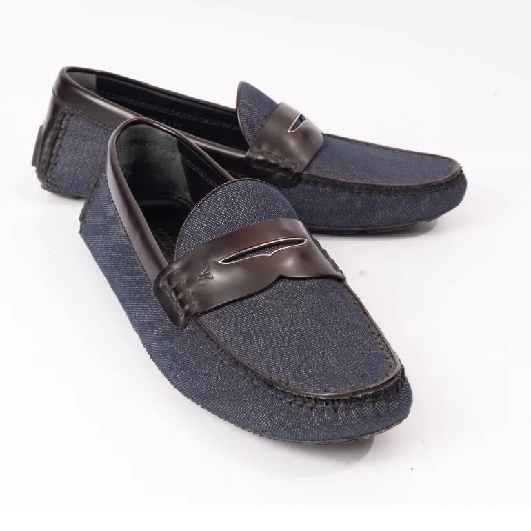 Louis Vuitton Denim Penny Loafer