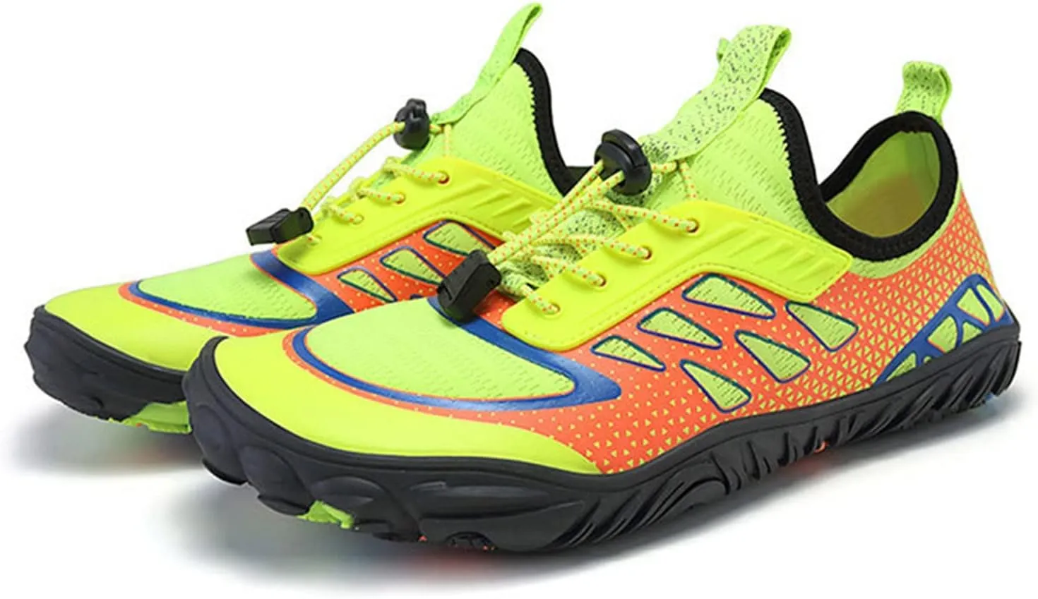 Men Water Shoes Barefoot Swimming Shoes Quick Drying River Sea Water Sneakers Women Upstream Shoes Breathable Hiking Swimming Shoes Wading Shoe (Color : Green, Size : 6)