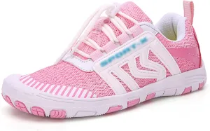 Men Women Breathable Water Shoes for Climbing Hiking Upstream Shoes Outdoor Beach Swimming Shoes Barefoot Sneakers (Color : Pink, Size : 10.5)