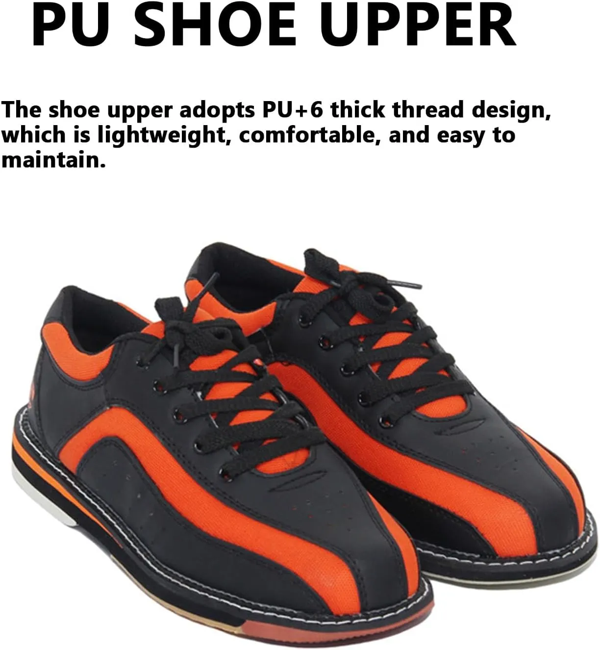 Men Women Professional Bowling Shoes Mesh Lightweight Sneakers Sliding Sole Bowling Shoes for Bowling Stadium