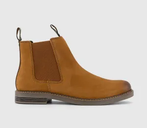 Mens Barbour Farsley Chelsea Boots Dark Tan