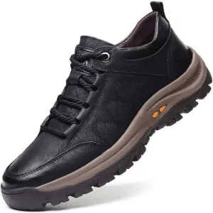 Mens Boots Men Winter Snow Boots Waterproof Leather Sneakers Super Warm Men Boots Outdoor Male Hiking Boots Work Shoes Size 39-44