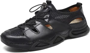 Men's Breathable Casual Shoes Lightweight Non-Slip Hiking Shoes Soft Bottom Outdoor Trekking Hiking Sneakers Backpacking Camping Climbing Shoes