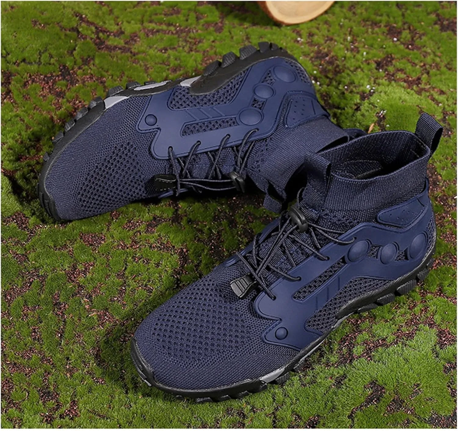 Men's Breathable Outdoor High Rise Hiking Shoes Non-Slip Adventure Ankle Trekking Boots