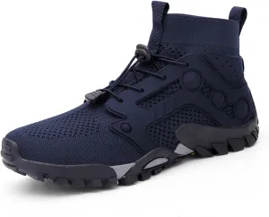 Men's Breathable Outdoor High Rise Hiking Shoes Non-Slip Adventure Ankle Trekking Boots