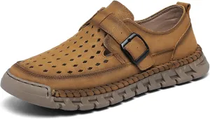 Men's Casual Walking Shoes Non-Slip Breathable Hiking Climbing Cross-Country Adventure Camping Outdoor Sports Shoes, Lightweight and Comfortable