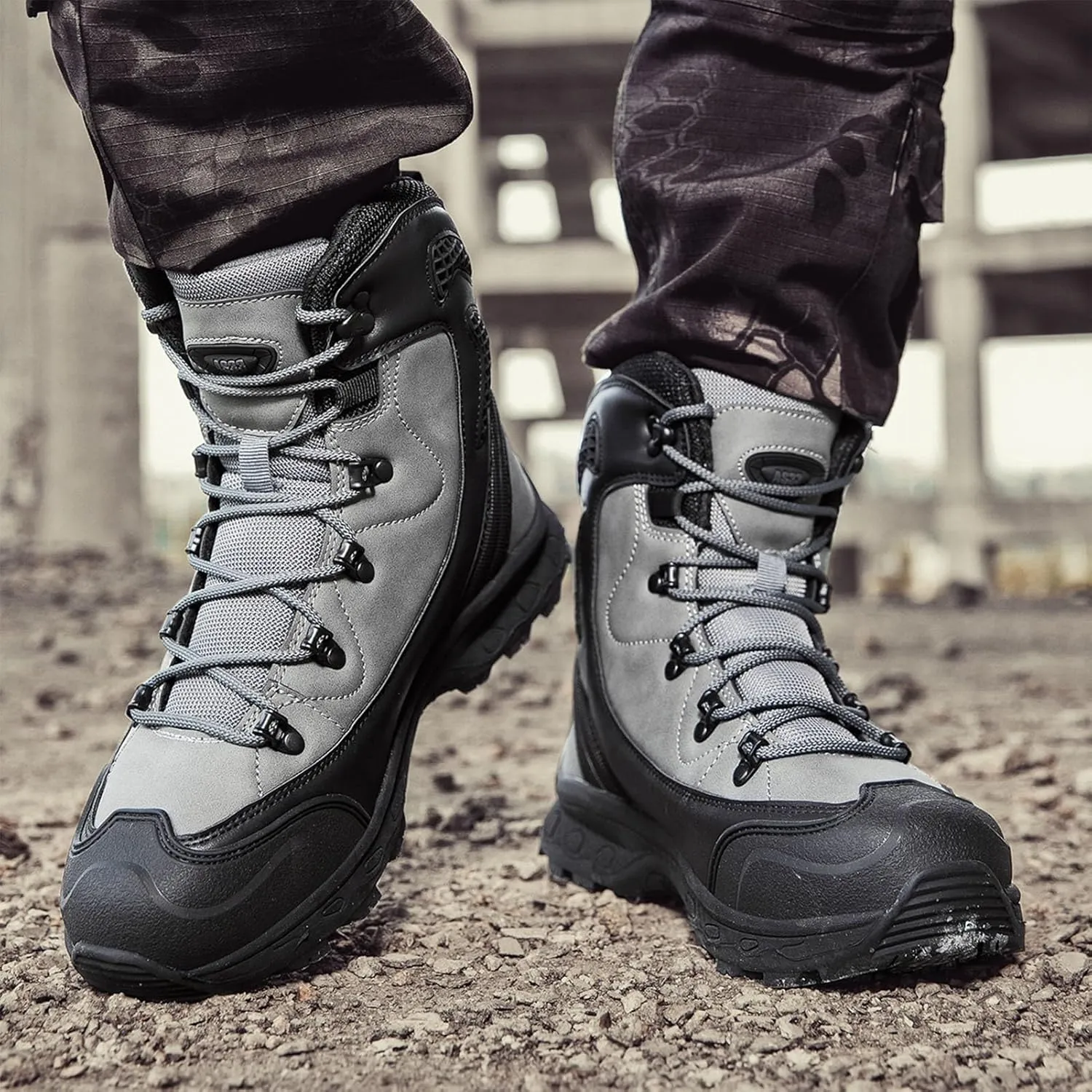 Men's Combat Tactical Hiking Boots | All-Terrain, Waterproof, Non-Slip for Hunting, Work and Outdoor