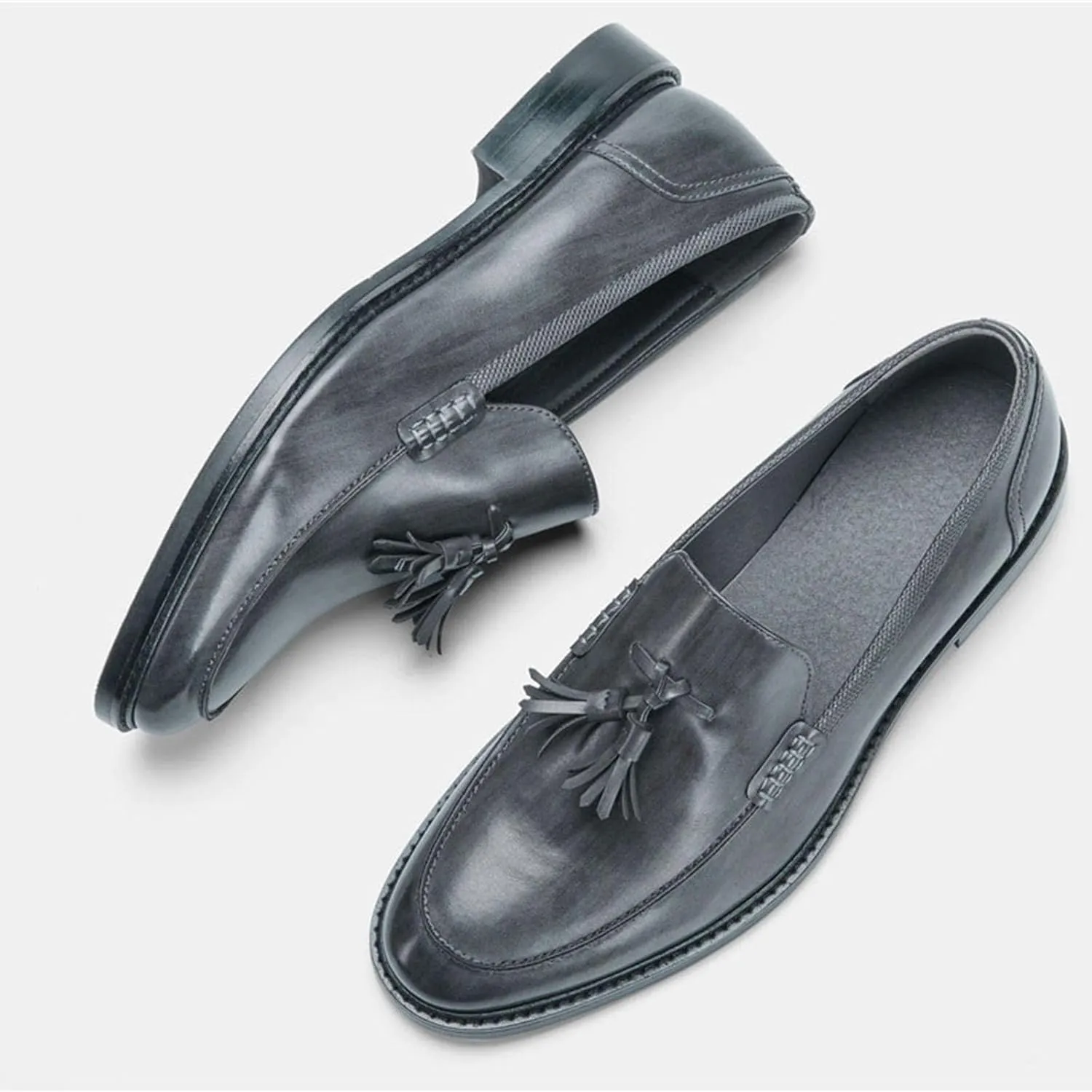 Men's Dress Shoes Slip-On Loafers Formal Leather Shoes for Men