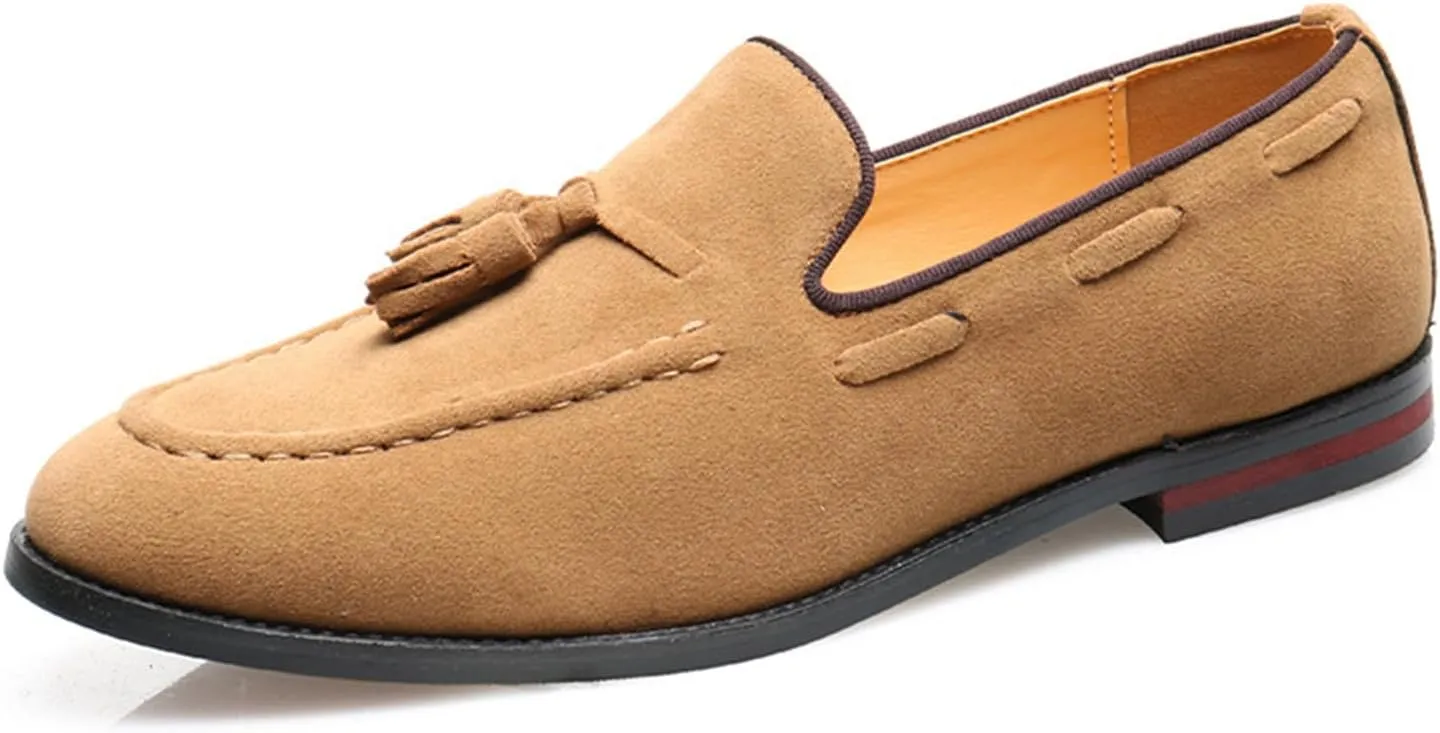 Men's Fashion Classic Loafers Luxury Loafer Shoes and Tassel Wedding Dress Shoes for Men