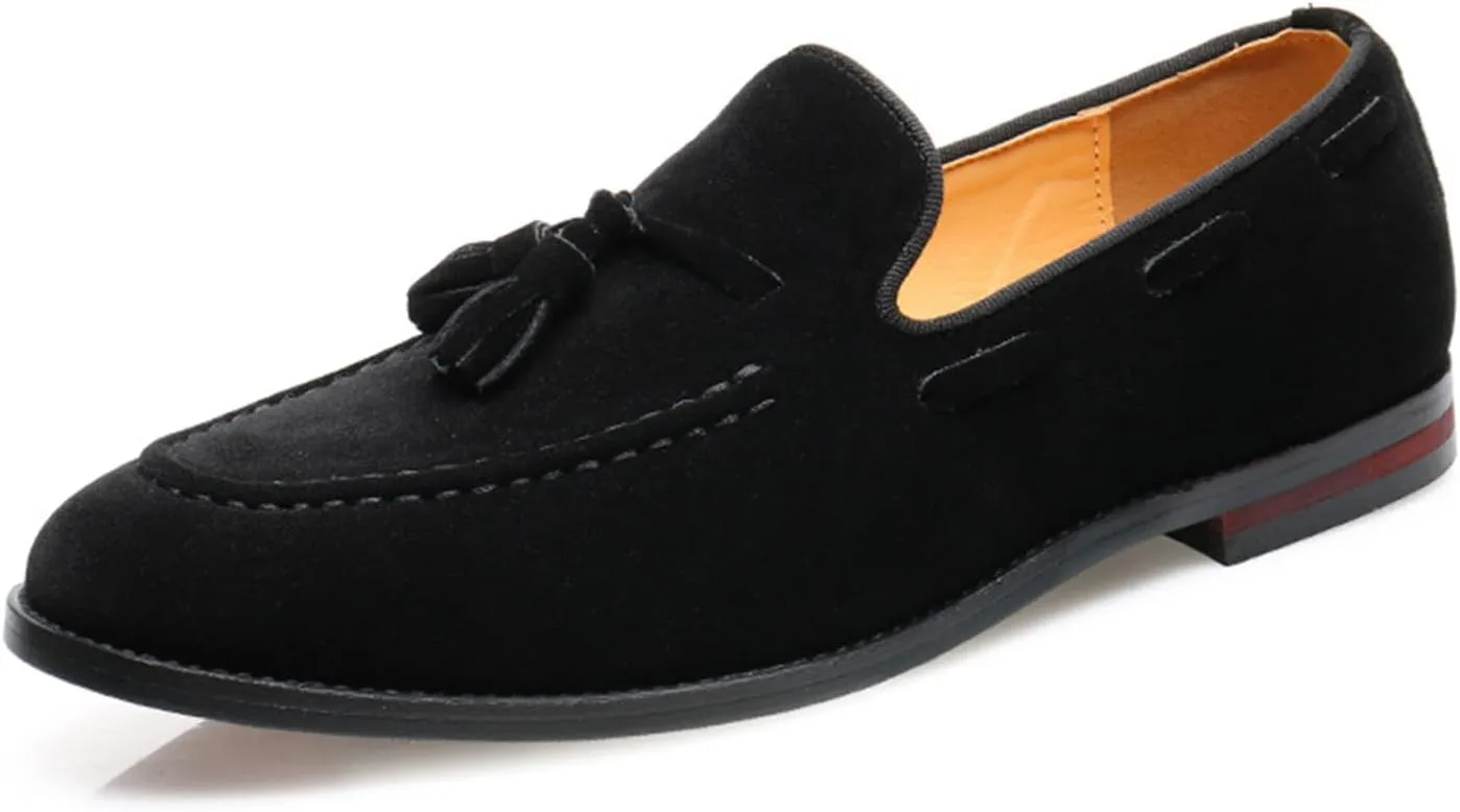 Men's Fashion Classic Loafers Luxury Loafer Shoes and Tassel Wedding Dress Shoes for Men