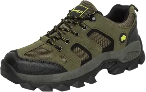 Men's Fashion Hiking Shoes Breathable Non-Slip Sneakers Hike Trekking Trails Work Shoe Lightweight Low Top for Outdoor Trailing Trekking Walking