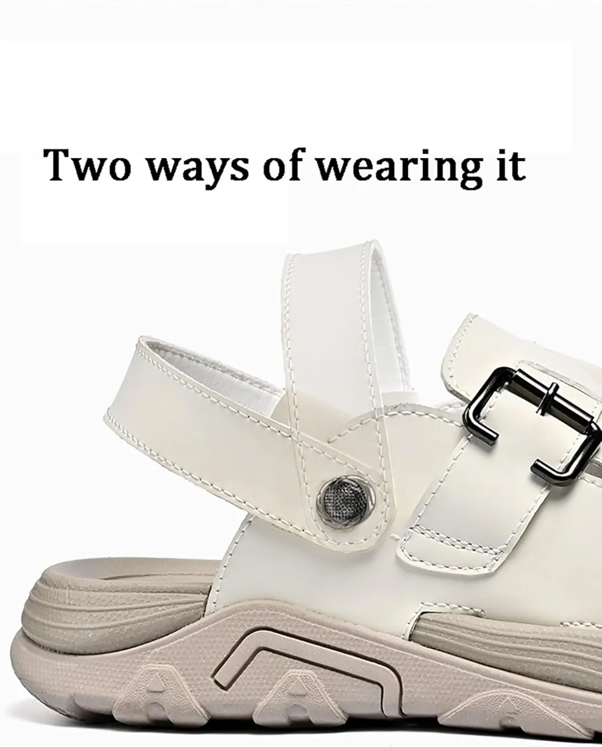 Men's Fashion Sports Sandals Adjustable Heel Slippers Outdoor Fisherman Pool Beach Shoes Hiking Climbing