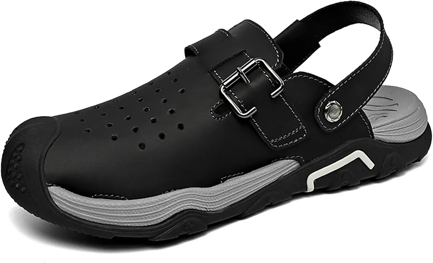 Men's Fashion Sports Sandals Adjustable Heel Slippers Outdoor Fisherman Pool Beach Shoes Hiking Climbing
