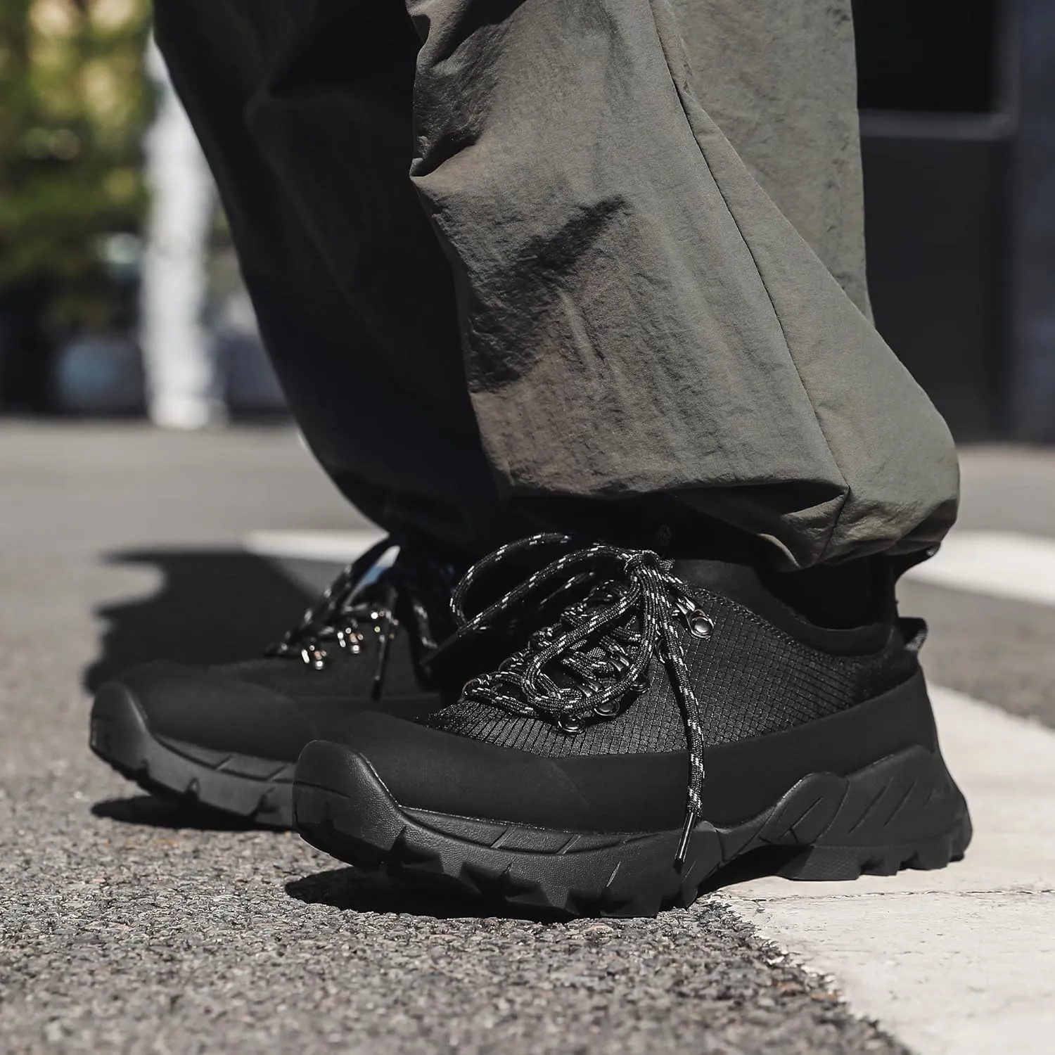 Men's Hiking Shoes Breathable Non-Slip Sneakers Trailing Trekking Outdoor Work Shoes