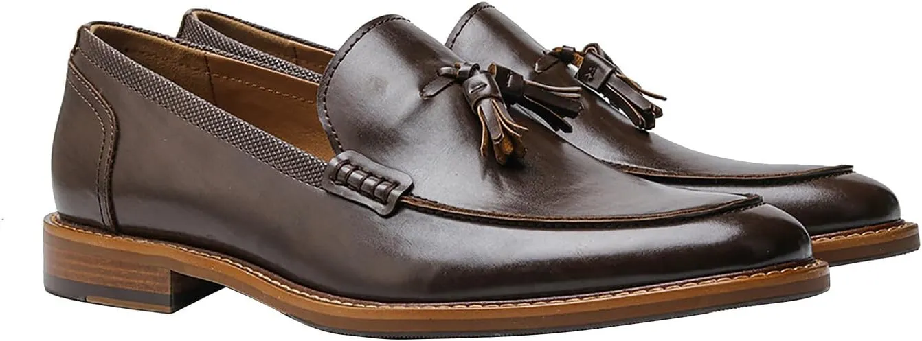 Mens Loafers Casual Dress Slip On Leather Penny Loafers Fashion Wedding Business Tuxedo Walking Shoes for Men