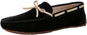 Mens Loafers Shoe Boat Shoes Flat Heel Comfortable Anti-Slip Round Toe Suede Vamp Moccasins Shoes Fashion Prom Slip-on