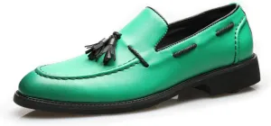 Mens Loafers Slip-On Dress Shoes Tassel Driving Shoes Classic Tuxedo Shoes Casual Oxford Shoes