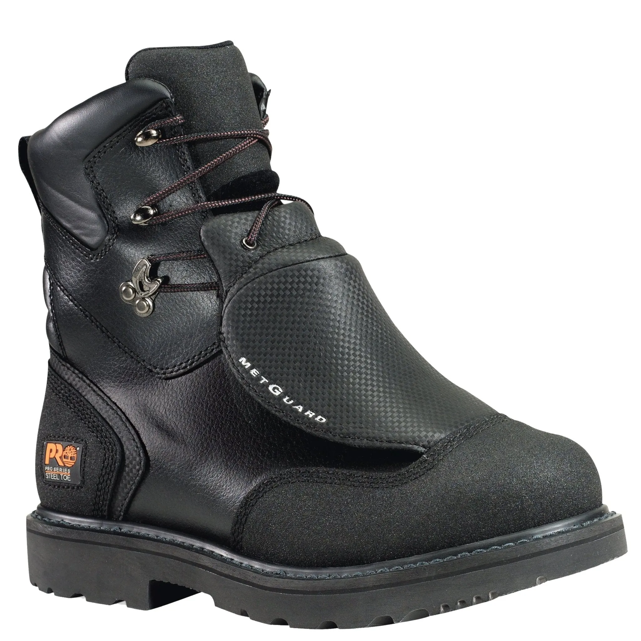 Men's Met Guard Steel Toe Waterproof Work Boot - Black