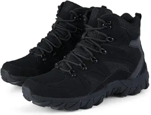 Men'S Military Tactical Chukka Boots Suede Comfortable, Lightweight Breathable Anti-Slip Platform Leather Military Work Combat Boots Outdoor Boots For Hiking Motorcycle Climbing