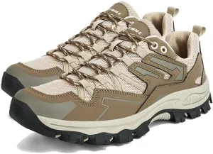 Men's Outdoor Hiking Shoes Breathable Walking Sneakers Lightweight Non-Slip Durable Trekking Trail Shoes