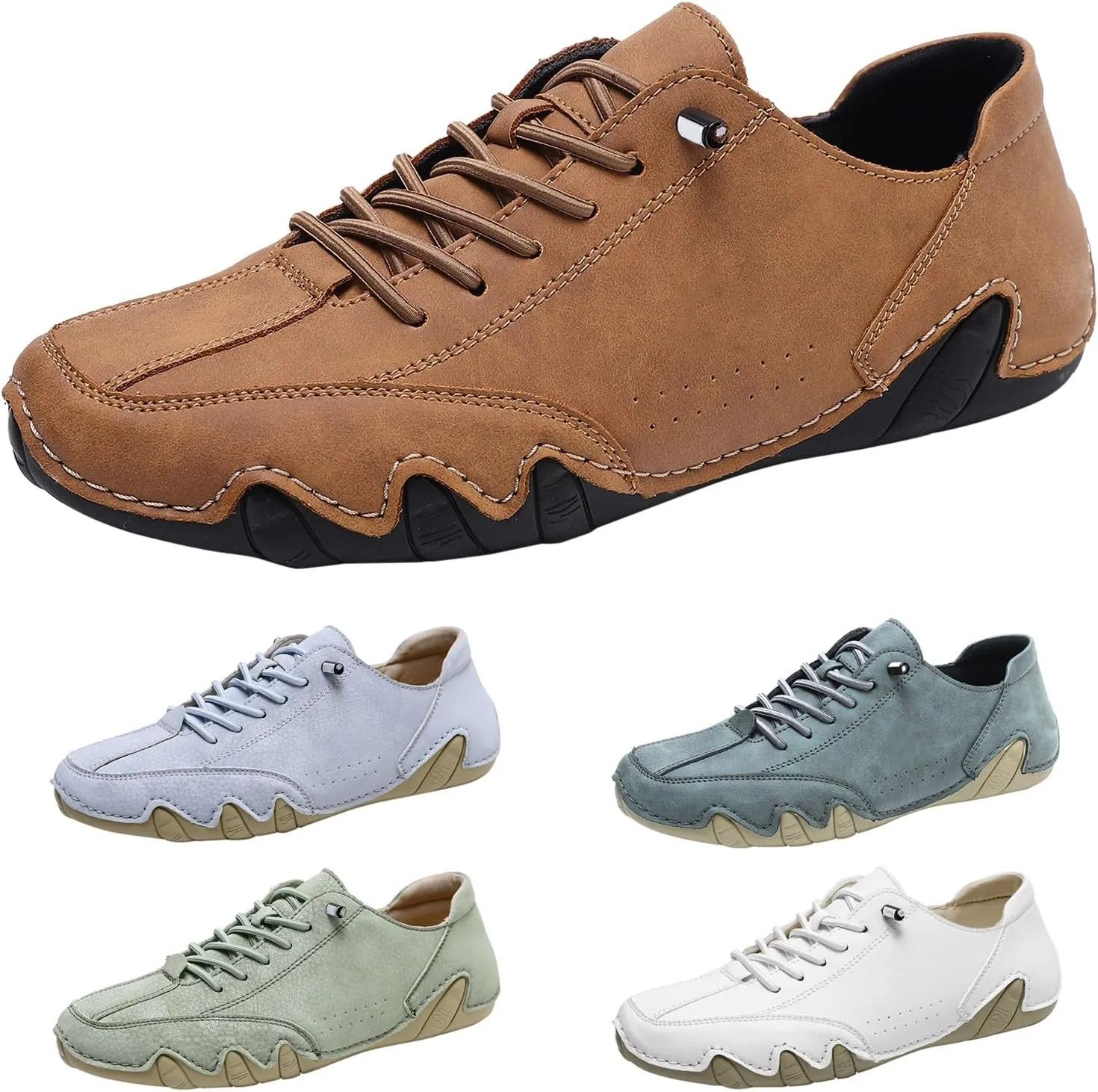 Men's Slip On Loafers Fashion Dress Sneakers Comfortable Lightweight Boat Shoes Workout Gym Walking Shoes