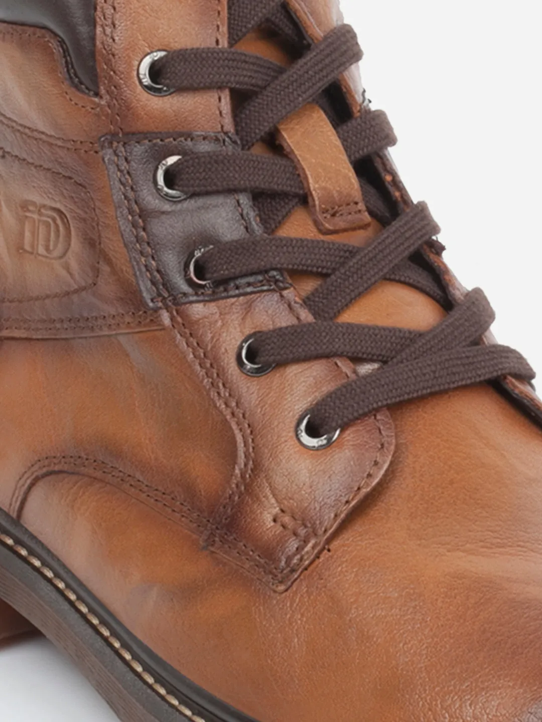 Men's Tan Round Toe Casual Boot (ID1170)