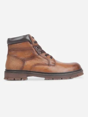 Men's Tan Round Toe Casual Boot (ID1170)