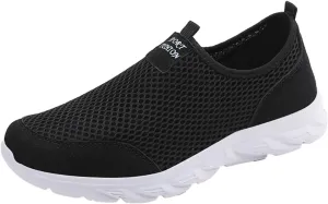 Men's Walking Shoes Comfortable Orthopedic Slip-On Shoes Wide Width Sneakers Running Athletic Tennis Gym Sneakers