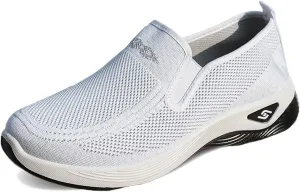 Mmoneyake Women's Men's Hands-Free Slip On Walking Shoes Wide Toe Box Arch Support Orthopedic Walking Sneakers Comfortable Tennis Sneakers Workout Athletic Gym Shoes Ightweight Running Shoe