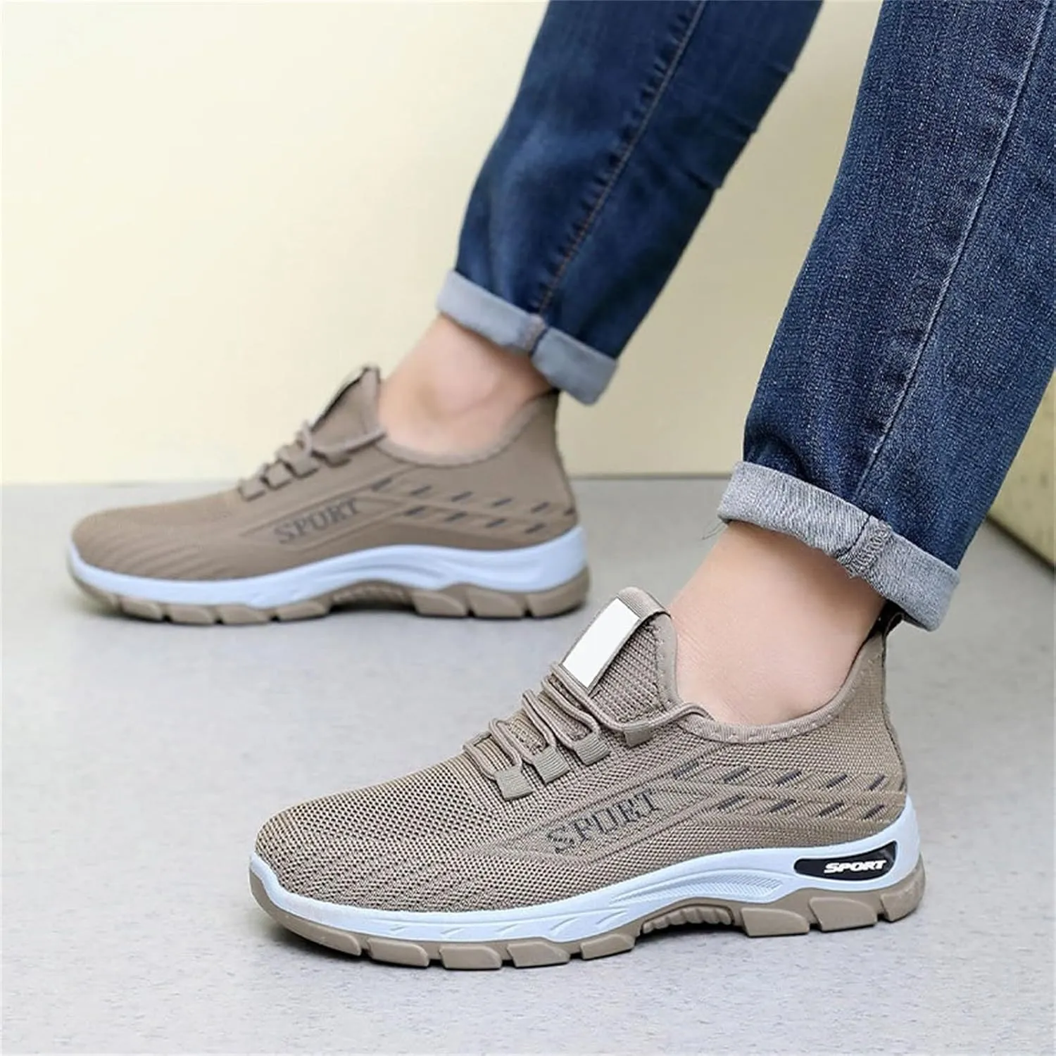 Mmoneyake Womens Slip On Sneakers Lightweight Tennis Shoes Non Slip Gym Workout Shoes Breathable Mesh Walking Sneakers Wide Toe Box Shoe Wide Width Sneaker Work Shopping Travel