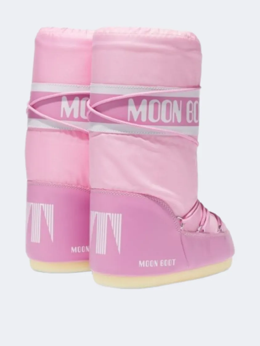Moon Boot Icon Women Skiing After Ski Pink/White