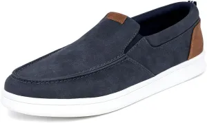Nautica Men's Slip-On Loafers Casual Moc Toe Sneakers Boat Shoes Slipper for Men ??Lightweight & Comfortable - Derwin