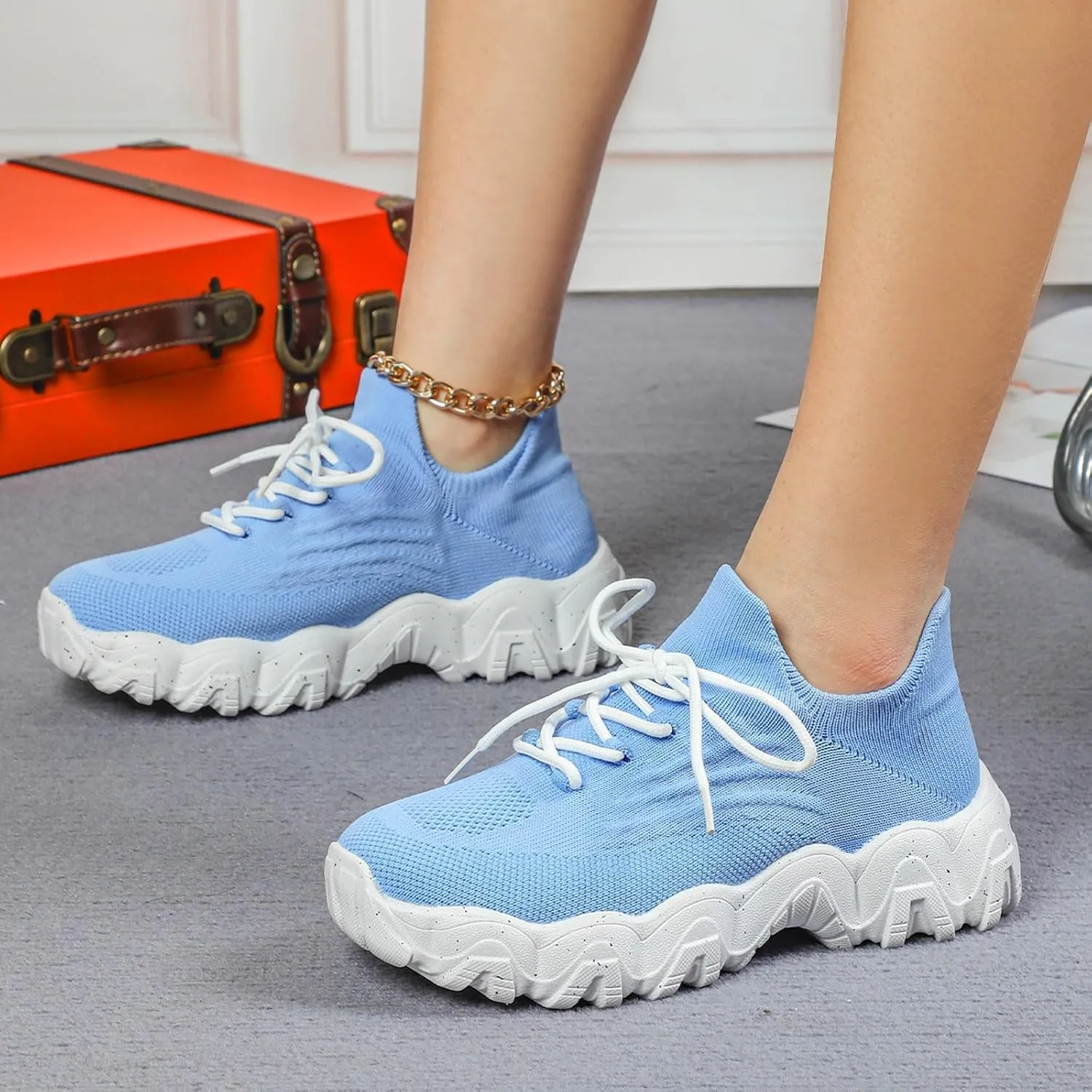 Nurse Babe Shoes Ortho Pro Comfortwear Women's Plantar Fasciitis Orthopedic Shoes Wide Arch Support Non-Slip Tennis Barefoot