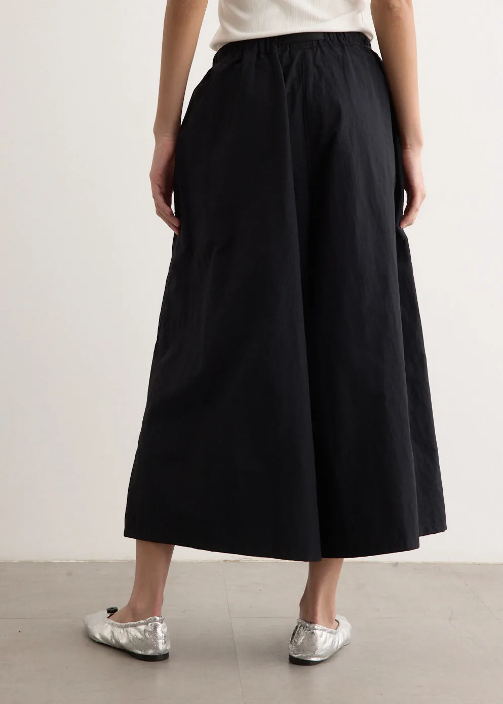 Nylon Flare Pants
