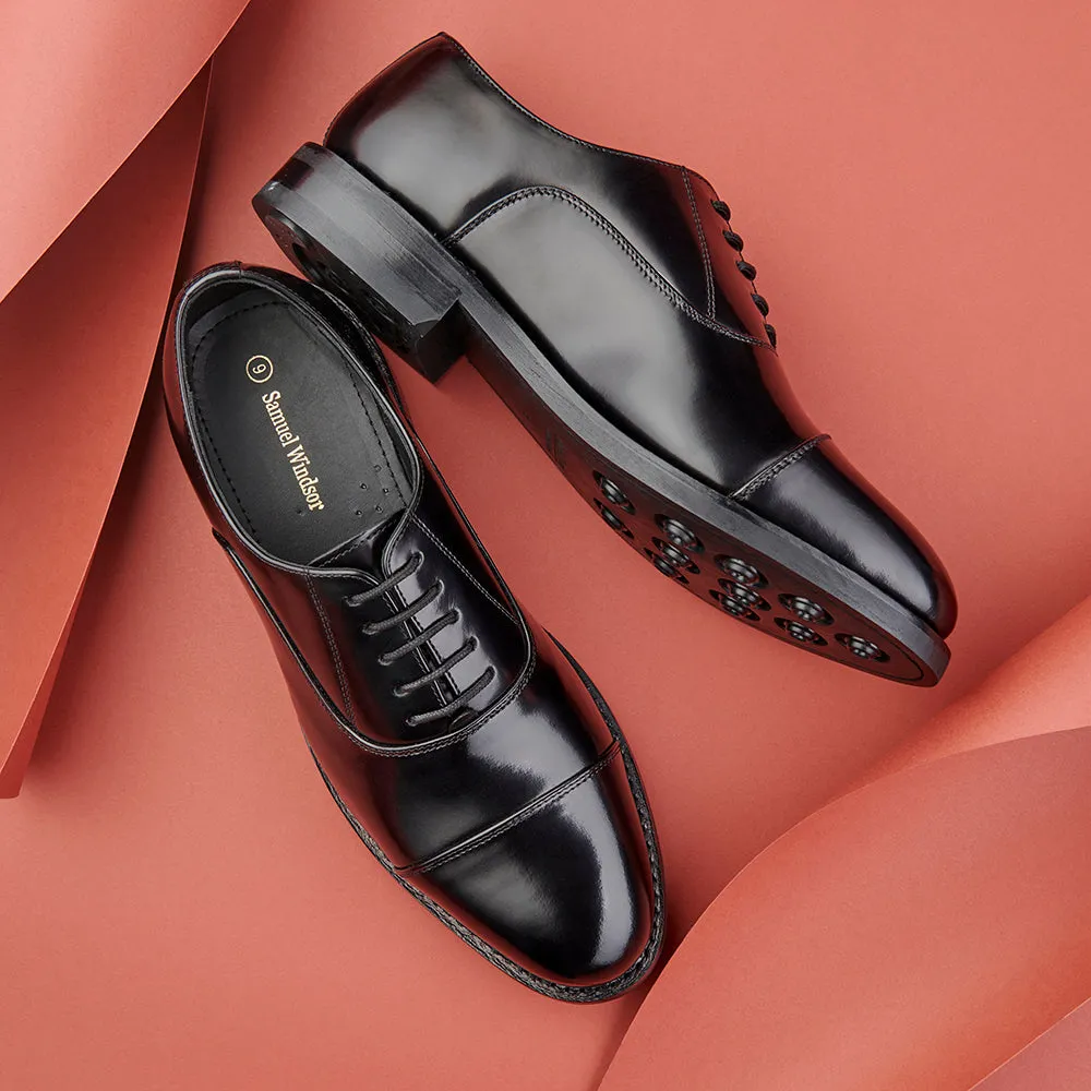 Oxford Shoe - Rubber Sole - Black