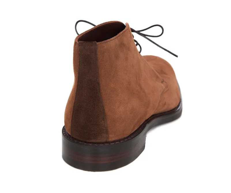 Regent - 'Badger' Chukka Boots - Brown Suede